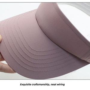 หมวกกันแดดพิมพ์ลายตามสั่ง ขายส่ง หมวกกันแดดเปล่า แห้งเร็ว สีสันสดใส ป้องกันแสงแดด หมวกปีกกว้าง หมวกกีฬา สำหรับผู้หญิงผู้ชาย - Product Image 3