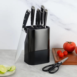 High Quality Traditional Metal <strong>Kitchen</strong> Cutter Cooking Knives Set ABS Handle <strong>Kitchen</strong> Chef Knife Kit Stainless Steel Block Wintop - Product Image 5