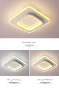 Plafonnier LED d'allée de Style nordique pour la lampe d'intérieur acrylique montée décorative de chambre à coucher pour le couloir de couloirs de maison - Product Image 2