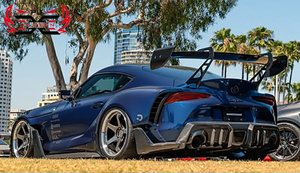 PU Carbon Factory Direct Sales Dry Carbon Supra A90 AD-V3 Wing For Toyota GR Supra A90 A91 MK5 Rear Trunk <strong>Spoiler</strong> Body Kit - Product Image 2