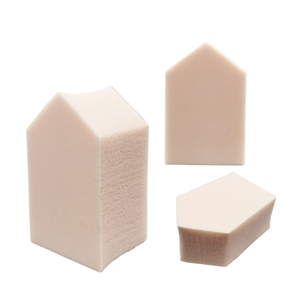 ฟองน้ำแต่งหน้ารูปสามเหลี่ยม SBR ปราศจากน้ำยาง ใช้สำหรับเกลี่ยรองพื้น เครื่องมือความงามเนื้อนุ่ม - Product Image 5