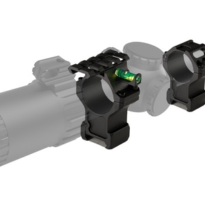 Anneaux de montage pour lunette BANGBANG, anneaux de montage pour lunette à tube de 30 mm avec calibration horizontale et hauteur centrale de 1,4 pouce pour l'observation en extérieur (noir) - Product Image 6