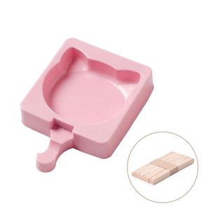 Molde de Silicona para Mini Pasteles Ovalados de 4 u 8 Cavidades, Molde para Paletas de Hielo, Herramientas para Hacer Paletas de Hielo, Molde de Silicona para Helados - Product Image 4