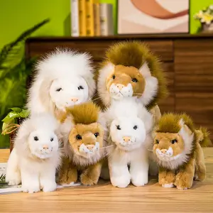 かわいいプロモーション卸売カスタム新しいデザインソフトぬいぐるみ動物ライオン