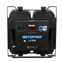 Projecteur LED COB Big Dipper LC500 4x100W, lumière froide, blanc chaud, mélange de couleurs ambre, CRI élevé, éclairage de scène