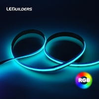 Bandes lumineuses LED COB RGB 24V 12mm 1080LEDs/m flexibles IP20 IP67 12v 14W/M Rgbw COB LED Tira De Leds Rgb