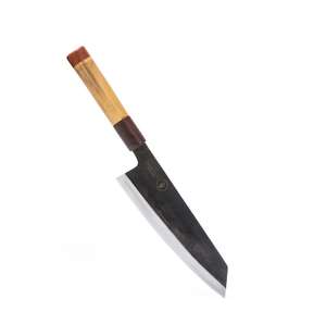 Cuchillo Bunka de 7 Pulgadas de la Mejor Calidad 180 - Forjado a Mano - Mango Especial de Bambú - Acero con Alto Contenido de Carbono - Product Image 1