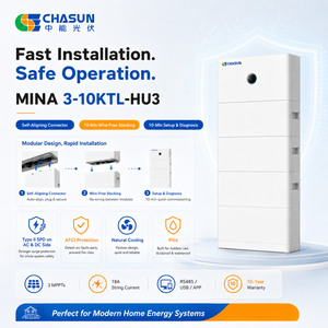 CHASUN 15kWh Sistema ESS Todo en Uno Apilable de 3 Módulos MINA con Inversor Híbrido de 4.2kW, 3 MPPT, 18A, IP20, 63A, Respaldo de 10 Minutos, Apilamiento - Product Image 4