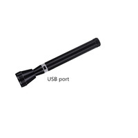 Lampe torche LED rechargeable étanche en alliage d'aluminium 3SC pour le marché japonais du Moyen-Orient, 500 lumens, idéale pour le camping