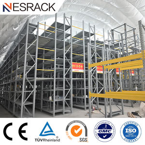 سعر رفوف من الفولاذ للأسطح العلوية لمستودعات الخدمة المخصصة نظام رفوف أعمدة صناعية للمستودعات من الطوابق الثلاثة رفوف أساسية - Product Image 4