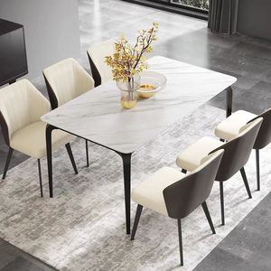 Mesas de comedor para cocina, juego de madera con sillas modernas, 12 asientos, de granito importado chino - Product Image 2