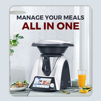 Robot Cuiseur Intelligent Thermomix TM 6, Mélangeur Alimentaire Multifonctionnel de Fabricants, Robot de Cuisson Intelligent, Blendeur et Hachoir Alimentaire