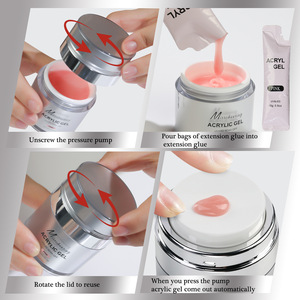 Offre Spéciale – Gel d'<span class=keywords><strong>Extension</strong></span> pour Ongles en <span class=keywords><strong>Acrylique</strong></span> 30ml – Gel de Pression Cristal Blanc, Rose, Transparent – Gel UV LED pour Manucure et <span class=keywords><strong>Extension</strong></span> – <span class=keywords><strong>Extension</strong></span> à Pression - Product Image 3