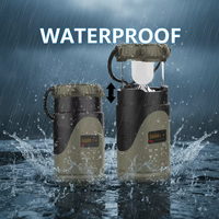 IPX5 Wasserdichtes Notfall-Wetterradio 5000mAh Solar-Handkurbel Typ-C AM FM Campinglampe SOS-Taschenlampe Überlebensradio