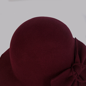 סתיו וחורף כובע אגן וינטג' חדש לאישה כובע כובע עליון - Product Image 2