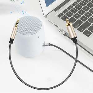 Câble audio coaxial numérique 3,5 mm Jack vers RCA stéréo SPDIF 1/8 TRRS pour téléviseur Xiao-mi 1/2 <span class=keywords><strong>TCL</strong></span> <span class=keywords><strong>Barre</strong></span> <span class=keywords><strong>de</strong></span> <span class=keywords><strong>son</strong></span> - Product Image 4