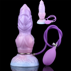 Ventosa inflable para pene, Juguetes sexuales gruesos y grandes, tapón Anal de corte Posterior, dispositivo de masturbación manos libres para mujer - Product Image 1