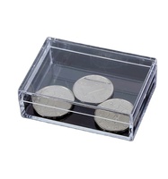 Boîte à dessert carrée transparente en plastique PS de qualité alimentaire avec logo personnalisé en PVC, épaisseur 0,2-0,5 mm, matériau recyclé, couvercle pour gâteau
