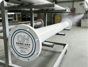 Placa de chorro de arena autoadhesiva con brida, esencial para proyectos de construcción que involucran instalación y recubrimiento de tuberías de acero - Product Image 5