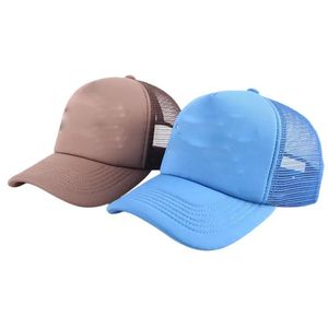 Gorra de Béisbol de Color Sólido, Gorra de Malla de Esponja Compuesta al por Mayor, Gorra de Camionero, Gorra Ajustable Multicolor Estampada - Product Image 1