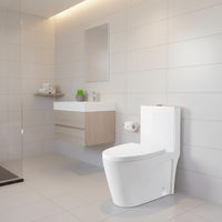 Pas cher Prix One Piece Céramique WC Toilette Sanitaire pour Salle De Bains Laver Sanitarios Toilette