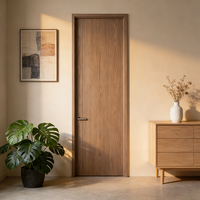 Portes coulissantes intérieures en bois CPL, écologiques, sans peinture, insonorisées, pour cuisine, villa, chambre, hôtel, bureau, supermarché, sous-sol, design chinois