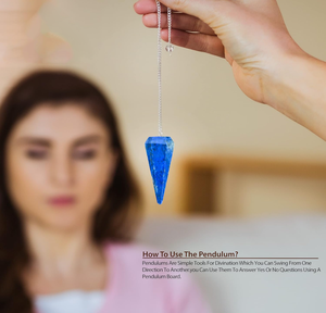 Kalung Pendulum kristal kuarsa alami holistik untuk sesi terapi energi hadiah pernikahan - Product Image 2