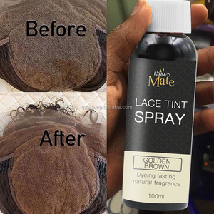 <span class=keywords><strong>Spray</strong></span> teinté pour dentelle de perruque en marque privée et teinture de dentelle en gros avec étiquette personnalisée - Product Image 2