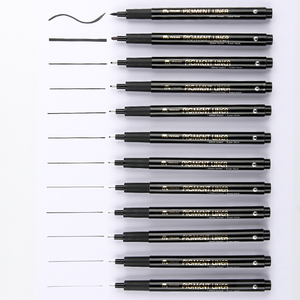 <span class=keywords><strong>Set</strong></span> di Penne per Calligrafia Mobee P-621A12 con Punte di Diverse Dimensioni, Pennarelli Fineliner Micron a Pigmenti a Base d'Acqua per la Grafica - Product Image 3