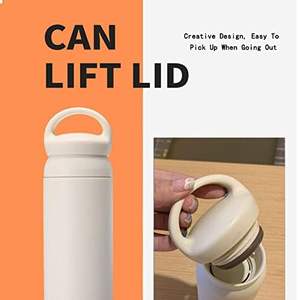 Botella de Agua Aislada, Termo de Acero Inoxidable, Frasco de Vacío, Tazas Portátiles para Viajes y Oficina - Product Image 2