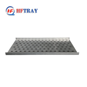 Canaux de câblage ventilés en acier galvanisé HDG anti-rouille perforés pour extérieur, 50 mm, charge maximale 216 kg, pour la pose de câbles - Product Image 4