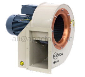 Ventiladores para Atmósferas Explosivas ATEX CMP/ATEX, Ventiladores Centrífugos de Alta Eficiencia (Tipo Enchufable), con Certificación ATEX 2G o 2D - Product Image 2