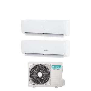 Hisense Air Conditioner Dual Split Inverter IQ PLUS Serie 9 + 12 con 2AMW42U4RGC Wi-Fi integrado 9000 + 12000 EN EL R-32 - Product Image 1
