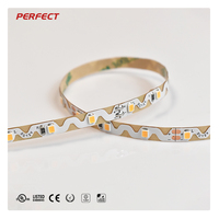 Bande LED SMD2835 ultra-flexible en forme de S PARFAITE - Certifiée UL et CE, 120 LED/m, multi-CCT, double tension, PCB mince de 6,5 mm