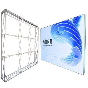 8ft <span class=keywords><strong>10ft</strong></span> 20ft triển lãm thương mại hiển thị CuộN kéo lên Pop Up hiển thị gian hàng căng căng vải Backdrop hiển thị biểu ngữ khán đài - Product Image 1