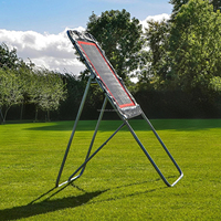 Filet à rebondisseur de crosse Aide à l'entraînement premium pour le tir et le passage Angle réglable avec un design pliable pour un transport facile