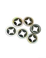 Zinc-Plated Carbon Steel Precision Stamped Push-On Retaining Washer / Star Lock Washer DIN Standard Plain Finish ISO9001