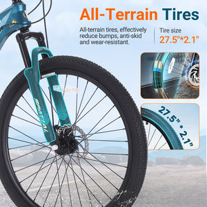 Spatial <b>Mountain</b> <b>bike</b> EU Warehouse stock 21-Speed Load capacity 120kg 27.5inch*2.1 <b>tires</b> thumb shifter front fork suspension - Product Image 6