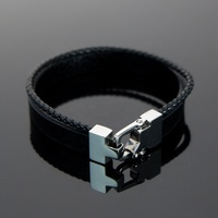 VEROMCA 12*4mm fermoir de Bracelet poli de haute qualité pour Bracelet carré fermoir de connecteur en acier inoxydable