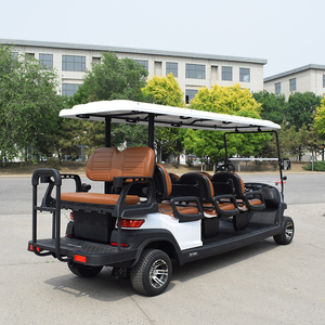 ZYCAR 6+2 8 Kursi Mobil Golf Bermotor Listrik Baterai 72v Mobil Wisata Klub Skuter Golf Listrik - Product Image 6