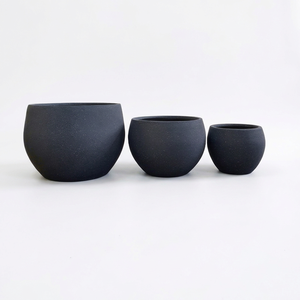 Pots de fleurs de jardin écologiques en fibre de verre et en argile au design moderne, grand stock, décoration pour la maison, la pépinière, le centre commercial - Product Image 1