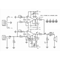 Carte amplificateur de puissance DC pur 150W LM3886 en parallèle (3 unités)