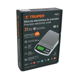 Balance électronique de précision BOX 2, rechargeable, 3 kg, TRUPER - Product Image 3
