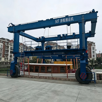Grúa Pórtico para Yates de Acero Inoxidable con Clasificación IP65 de Grado Marino de 25 Toneladas para Aplicaciones en Plataformas Offshore en Agua Salada