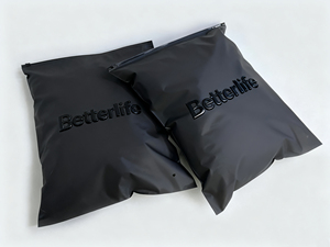 Chất lượng cao Matte đen tùy chỉnh UV in logo quần áo Frosted dây kéo khóa túi cho bao bì quần áo giày - Product Image 5