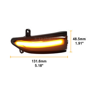 Para Nissan Altima Teana L33 Sylphy Sentra B17 Tiida Pulsar C13, 2 Piezas, Luz Indicadora Dinámica para Espejo Retrovisor, Luz de Señal de Giro - Product Image 4