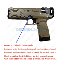 Pistolet lumineux sans fil Fire Phoenix AimLightGun 2.4G avec vidéo performante, même caméra que la manette Wii avec recul électromagnétique