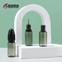 Flacon compte-gouttes en plastique PET 10mL pour eau liquide vide nouveau flacon à presser