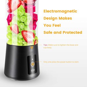Mixeur-presse-agrumes électrique portable multifonction 380 ml 150 W avec batterie 2000 mAh, faible bruit, rechargeable par USB, écologique, pour voiture - Modè<span class=keywords><strong>le</strong></span> <span class=keywords><strong>2022</strong></span> - Product Image 5
