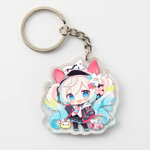 Porte-clés personnalisé YAKELIKE avec logo imprimé UV, dessin animé, holographique, en acrylique, cadeau promotionnel - Product Image 5